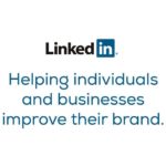 Featured image with Linkedin logo reading "Helping individuals and businesses improve their brand"